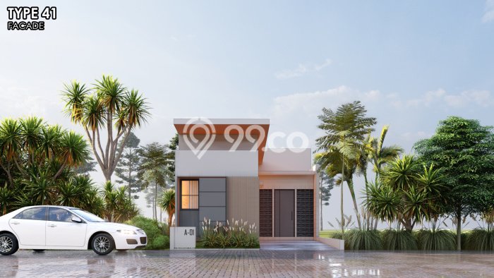 Rumah Modern 3 KT di Tanah Sareal Bogor Unfurnished Rumah Modern 3 KT di Tanah Sareal Bogor Unfurnished