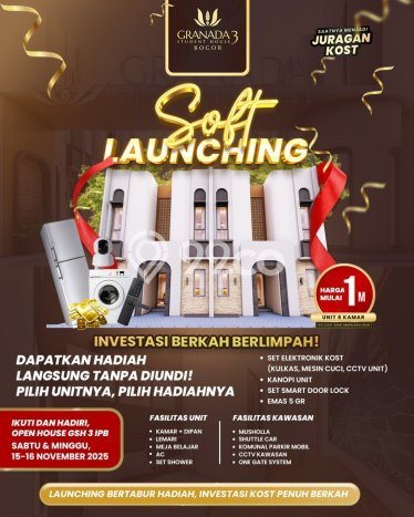 Rumah Kost Dijual Lokasi Dramaga, Bogor, 4 Kamar Tidur, 4 Kamar Mandi, 52m2 Rumah Kost Dijual Lokasi Dramaga, Bogor, 4 Kamar Tidur, 4 Kamar Mandi, 52m2