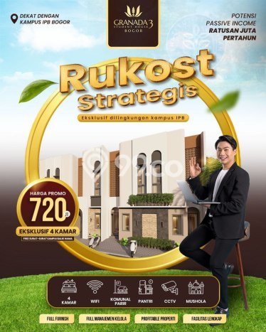 Rumah Kost Dijual Lokasi Dramaga, Bogor, 4 Kamar Tidur, 4 Kamar Mandi, 52m2 Rumah Kost Dijual Lokasi Dramaga, Bogor, 4 Kamar Tidur, 4 Kamar Mandi, 52m2