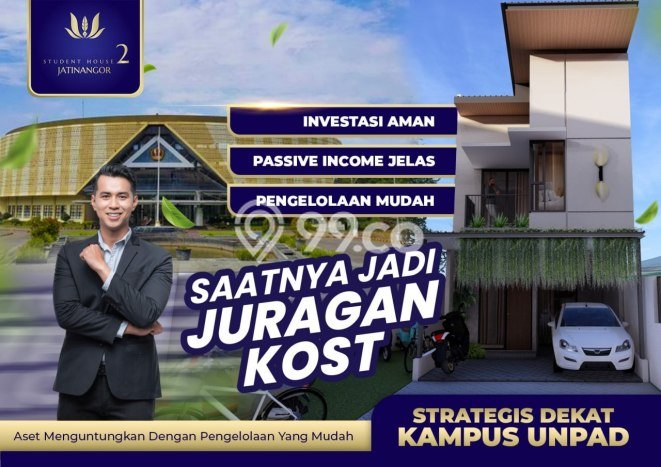 Investasi Kost Dijual di Jatinangor, Sumedang, Spesifikasi 6 KT, 6 KM, 83m2 Investasi Kost Dijual di Jatinangor, Sumedang, Spesifikasi 6 KT, 6 KM, 83m2