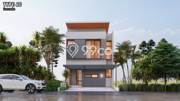 Rumah Modern 3 KT di Tanah Sareal Bogor Unfurnished Rumah Modern 3 KT di Tanah Sareal Bogor Unfurnished