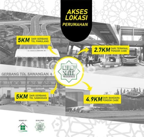 Hunian Cantik Modern Lb 70m2 di Sawangan, Depok Hunian Cantik Modern Lb 70m2 di Sawangan, Depok