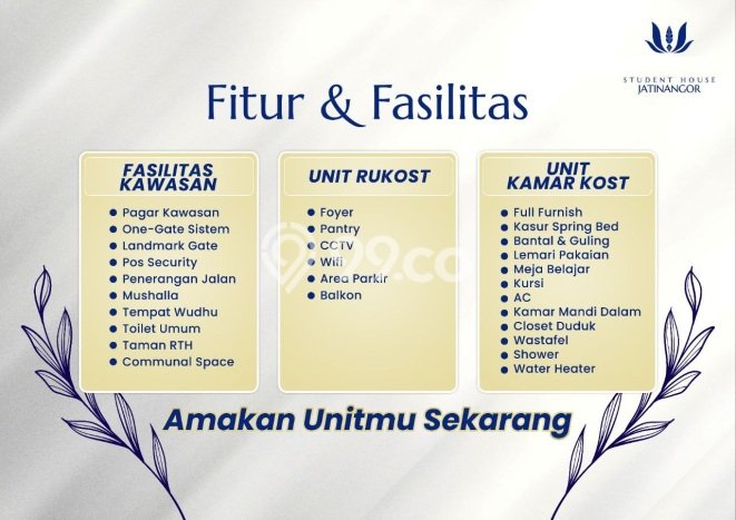 Rumah Kost Dijual di Jatinangor, Sumedang dengan 4 Kamar Tidur, 4 Kamar Mandi Rumah Kost Dijual di Jatinangor, Sumedang dengan 4 Kamar Tidur, 4 Kamar Mandi