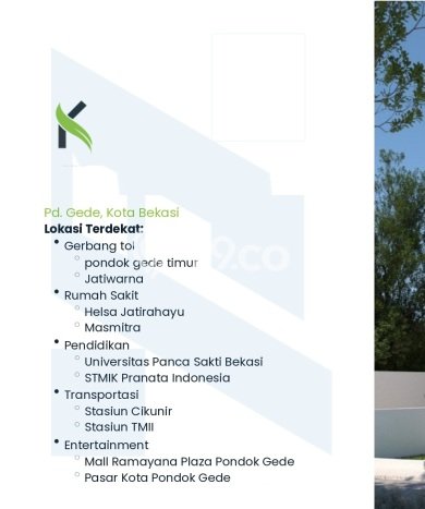 Rumah Luas Asri 3 KT Siap Pakai di Pondok Gede Bekasi Rumah Luas Asri 3 KT Siap Pakai di Pondok Gede Bekasi