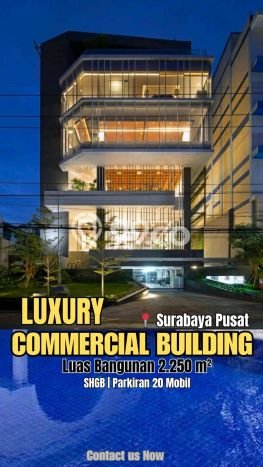 Kantor Area Komersial di Raya Darmo, Luas 2250m2m², Jalan Utama Kantor Area Komersial di Raya Darmo, Luas 2250m2m², Jalan Utama