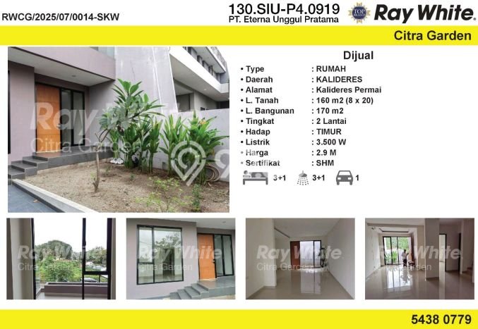 Hunian Elit LB 170m2 Siap Huni Desain Elegan di Kalideres, Jakarta Barat Hunian Elit LB 170m2 Siap Huni Desain Elegan di Kalideres, Jakarta Barat