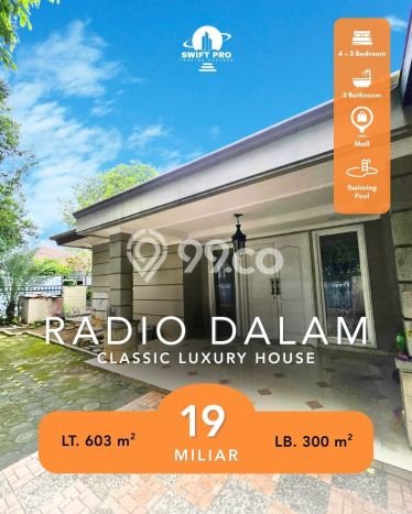 Dijual Rumah Mewah Megah Dengan View Cantik di Radio Dalam, Jakarta Selatan Dijual Rumah Mewah Megah Dengan View Cantik di Radio Dalam, Jakarta Selatan