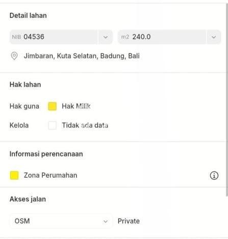Kavling Tanah Dijual di Kuta Selatan, Badung, Luas 240m2 Area Strategis Kavling Tanah Dijual di Kuta Selatan, Badung, Luas 240m2 Area Strategis