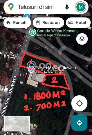 Tanah Kavling Dijual di Badung dengan Spesifikasi 2500m2 Tanah Kavling Dijual di Badung dengan Spesifikasi 2500m2