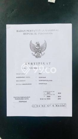 Tanah Kavling Dijual di Sanur, Denpasar dengan Luas Tanah 59000m2 Tanah Kavling Dijual di Sanur, Denpasar dengan Luas Tanah 59000m2