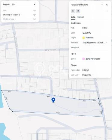 Dijual Tanah 12000m2 di Nusa Dua, Badung Dijual Tanah 12000m2 di Nusa Dua, Badung