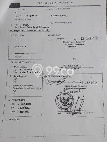 Jarang Ada! Tanah di Mengwi Punya Luas 11961m2 SHM Jarang Ada! Tanah di Mengwi Punya Luas 11961m2 SHM