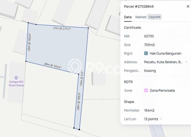 Tanah Kavling Dijual di Uluwatu, Badung dengan Luas Tanah 1500m2 Tanah Kavling Dijual di Uluwatu, Badung dengan Luas Tanah 1500m2