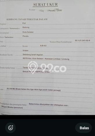 Tanah Kavling Dijual di Uluwatu, Badung dengan Luas Tanah 16300m2 Tanah Kavling Dijual di Uluwatu, Badung dengan Luas Tanah 16300m2