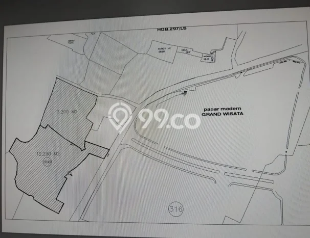 Tanah untuk Dijual di Mustikajaya Bekasi Luas 14355m2 Tanah untuk Dijual di Mustikajaya Bekasi Luas 14355m2
