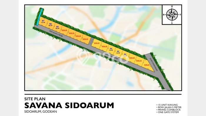 Tanah Komersial Dijual di Godean Sleman 108m2 Tanah Komersial Dijual di Godean Sleman 108m2