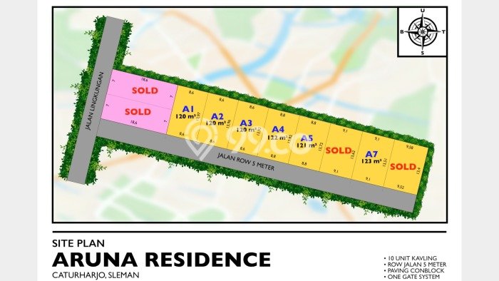 Tanah Dijual di Yogyakarta Seluas 120m2 Strategis Tanah Dijual di Yogyakarta Seluas 120m2 Strategis