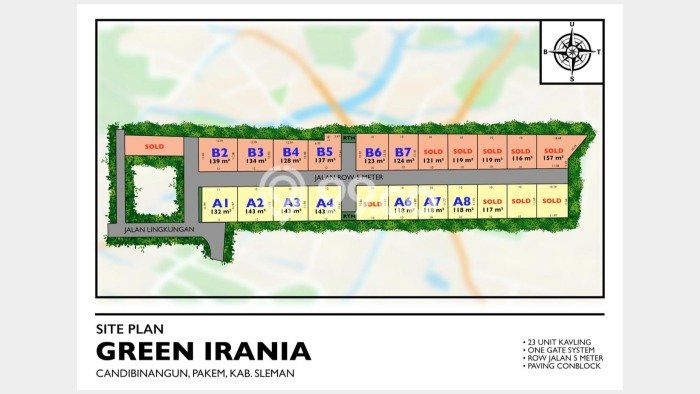 Tanah Komersial Dijual di Pakem Sleman 118m2 Tanah Komersial Dijual di Pakem Sleman 118m2
