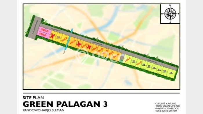 Tanah di , Luas 105m2m², Akses Strategis, Area Berkembang Tanah di , Luas 105m2m², Akses Strategis, Area Berkembang