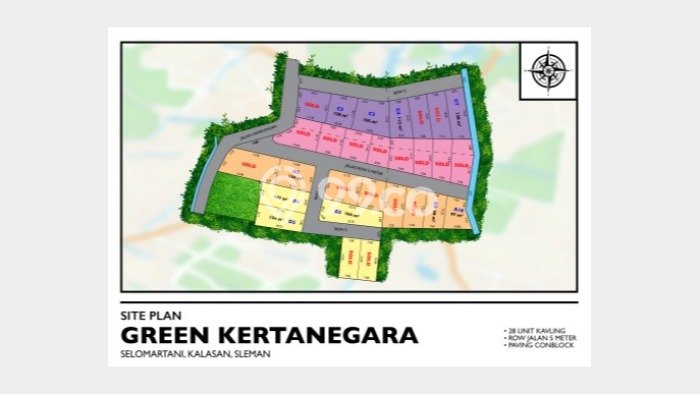 Tanah Dijual di Sleman Seluas 134m2 Strategis Tanah Dijual di Sleman Seluas 134m2 Strategis