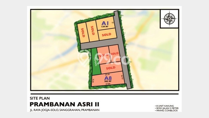 Kavling Tanah di Prambanan Dijual Luas 139m2 Legalitas AJB Kavling Tanah di Prambanan Dijual Luas 139m2 Legalitas AJB