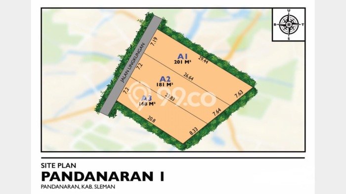 Tanah Siap Bangun Dijual di Yogyakarta Punya Luas 201m2 Tanah Siap Bangun Dijual di Yogyakarta Punya Luas 201m2