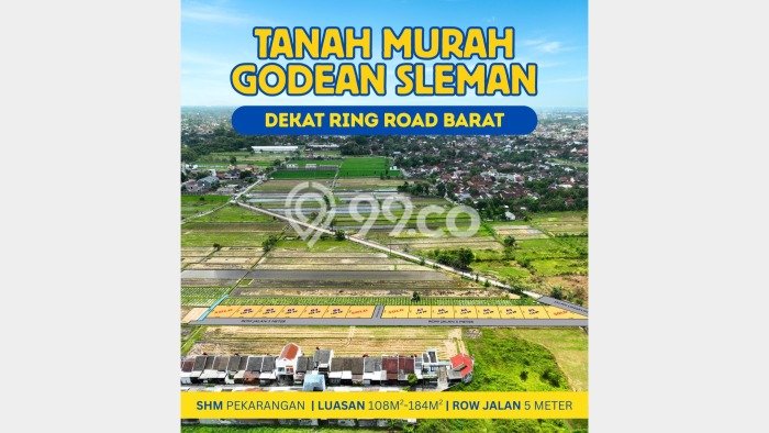Tanah di Sidoarum, Luas 110m², Kawasan Bisnis Tanah di Sidoarum, Luas 110m², Kawasan Bisnis