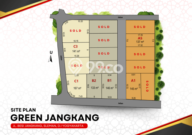 Dijual Tanah Lokasi Sleman, Yogyakarta Seluas 146m2 Dijual Tanah Lokasi Sleman, Yogyakarta Seluas 146m2