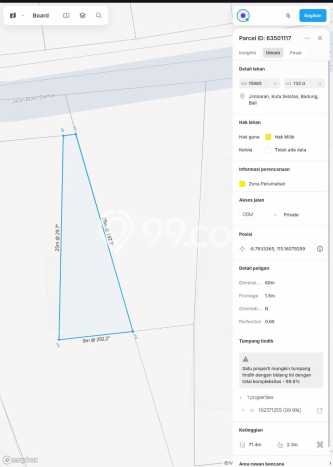 Tanah Kavling Dijual di Badung dengan Spesifikasi 500m2 Tanah Kavling Dijual di Badung dengan Spesifikasi 500m2