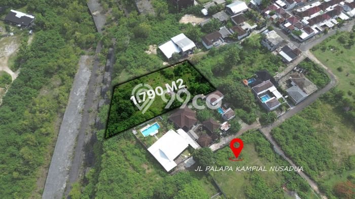 Tanah di Nusa Dua, Badung Luas 1789m2 Dijual Segera Tanah di Nusa Dua, Badung Luas 1789m2 Dijual Segera