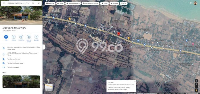 Tanah Lokasi Strategis di Tuban, Luas 5m2m², Dekat ke Pusat Kota Tanah Lokasi Strategis di Tuban, Luas 5m2m², Dekat ke Pusat Kota