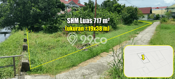 Tanah untuk Dijual Lokasi Marpoyan Damai, Pekanbaru Luas 717m2 SHM Tanah untuk Dijual Lokasi Marpoyan Damai, Pekanbaru Luas 717m2 SHM