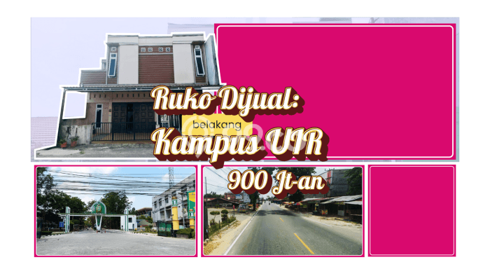 Ruko di Siak Hulu, Luas 180m2m², Area Komersial, Strategis Ruko di Siak Hulu, Luas 180m2m², Area Komersial, Strategis