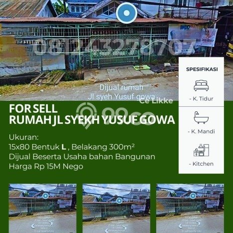 Rumah area Makassar, Makassar, LT 1040m² Bangunan 200m² Rumah area Makassar, Makassar, LT 1040m² Bangunan 200m²