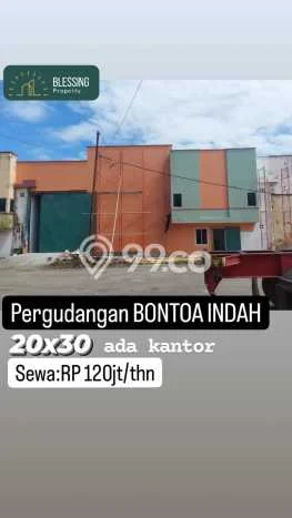 Gudang For Rent di Makassar, Luas 600m2m², Area Premium, Ready Usaha Gudang For Rent di Makassar, Luas 600m2m², Area Premium, Ready Usaha