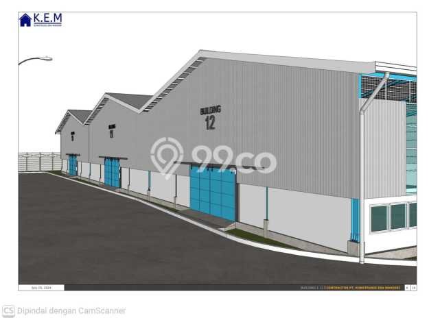 Gudang Disewa di Pakuhaji, Tangerang, LT 22650m2 / LB 7200m2 Gudang Disewa di Pakuhaji, Tangerang, LT 22650m2 / LB 7200m2