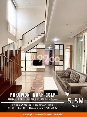 Jual Rumah Luas Elegan Dengan View Eksklusif di Pakuwon Indah, Surabaya Jual Rumah Luas Elegan Dengan View Eksklusif di Pakuwon Indah, Surabaya