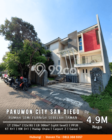 Rumah Elit Modern Tanpa Renovasi di Pakuwon CIty Surabaya Rumah Elit Modern Tanpa Renovasi di Pakuwon CIty Surabaya
