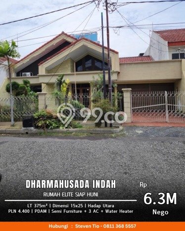 For Sale! Premium House LT 375m2 Desain Modern di Dharma Husada For Sale! Premium House LT 375m2 Desain Modern di Dharma Husada