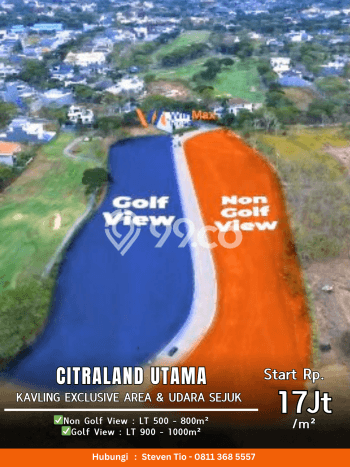 Jual Tanah Area Prospektif di Citraland, Luas 500m2m², Akses Citraland, Surabaya, Surabaya Jual Tanah Area Prospektif di Citraland, Luas 500m2m², Akses Citraland, Surabaya, Surabaya