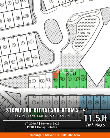 Dijual Tanah di Surabaya, Luas 200m2 PPJB Dijual Tanah di Surabaya, Luas 200m2 PPJB