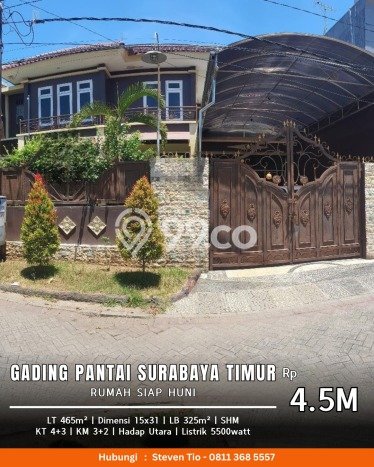 Dijual Rumah Elit Exclusive di Kenjeran, Surabaya Dijual Rumah Elit Exclusive di Kenjeran, Surabaya