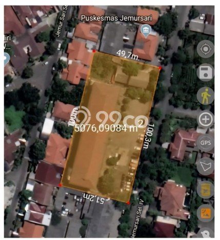 Dijual Tanah 5000m2 di Jemursari, Surabaya Dijual Tanah 5000m2 di Jemursari, Surabaya