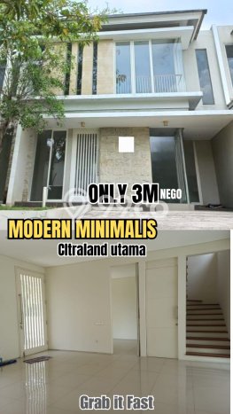 Jual Rumah Luas Elegan Dengan View Cantik di Citraland, Surabaya Jual Rumah Luas Elegan Dengan View Cantik di Citraland, Surabaya