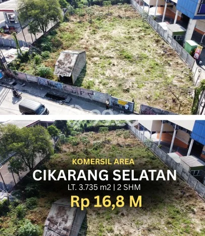 Dijual Tanah di Cikarang Selatan Bekasi Luas 3735m2 SHM Dijual Tanah di Cikarang Selatan Bekasi Luas 3735m2 SHM