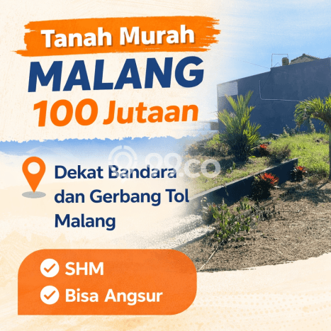 Kavling Tanah untuk Dijual di Malang Kota, Malang, Luas 70m2 Kavling Tanah untuk Dijual di Malang Kota, Malang, Luas 70m2