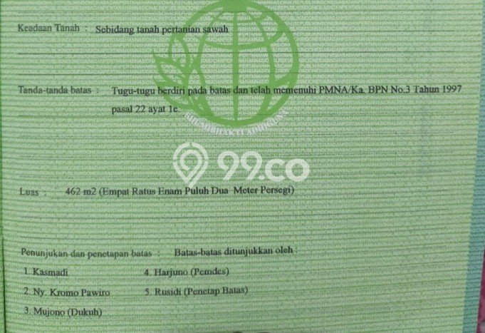 Tanah Dijual Lokasi Banguntapan, Bantul dengan Luas Tanah 1213m2 dan Status SHM Tanah Dijual Lokasi Banguntapan, Bantul dengan Luas Tanah 1213m2 dan Status SHM
