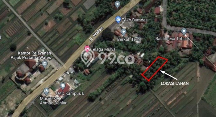 Untuk Dijual Tanah di Wates Kulon Progo Luas 1368m2 SHM Untuk Dijual Tanah di Wates Kulon Progo Luas 1368m2 SHM