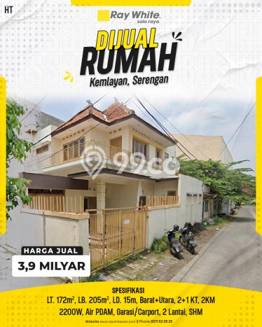 Hot Offer Hunian Premium Ideal dan Luas di Serengan, Solo Hot Offer Hunian Premium Ideal dan Luas di Serengan, Solo