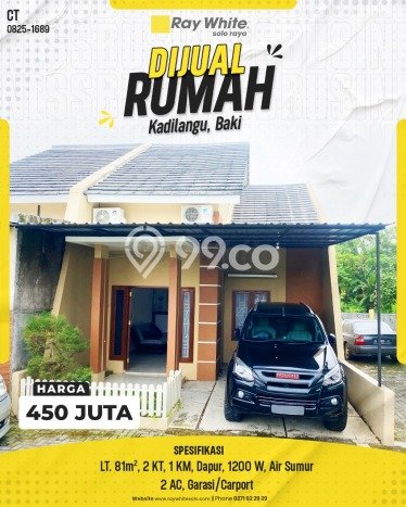 Hunian Murah Dijual di Baki, Sukoharjo Harga Rp 450 Juta Hunian Murah Dijual di Baki, Sukoharjo Harga Rp 450 Juta